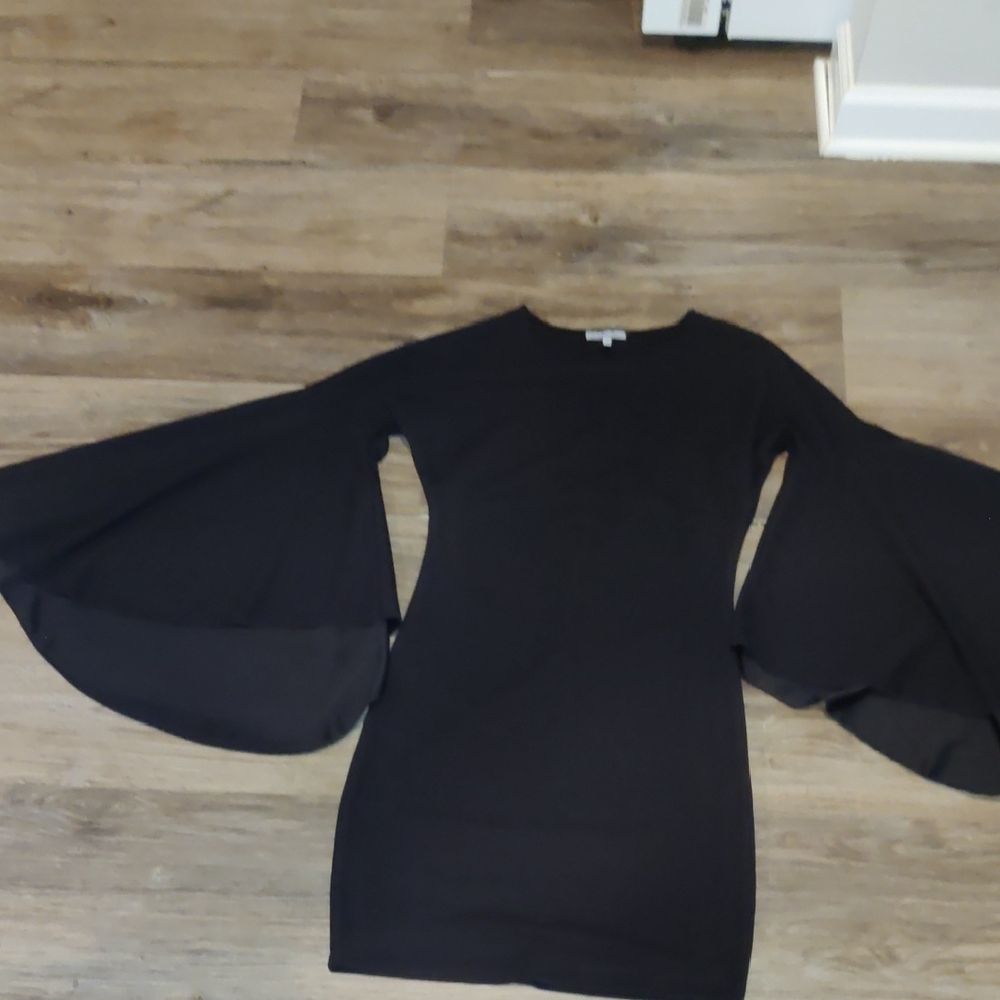 Charlotte Russe Black Long Sleeve Dress - Picture 6 of 13
